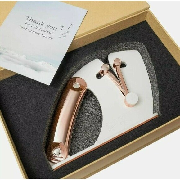 New Sen Kuro Kitchen Knife Sharpener Rose Gold Color - Picture 1 of 3